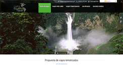 Desktop Screenshot of livingecuadortravel.com